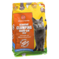 western Family - Clumping Multi-Cat Litter, Scented