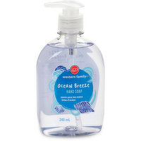 Western Family - Ocean Breeze Hand Soap, 340 Millilitre
