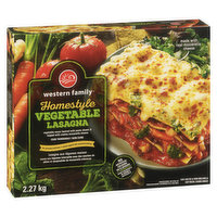 Western Family - Homestyle Vegetable Lasagna, 2.27 Kilogram