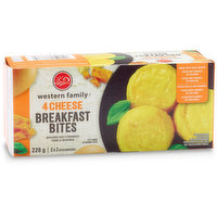 Western Family - Breakfast Bites, 4 Cheese, 228 Gram