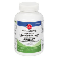 Western Family - Eye Care Advanced Formula Areds 2, 60 Each