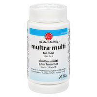 Western Family - Multra Mutli for Men, 90 Each