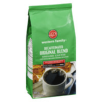 Western Family - Decaffeinated Original Blend Ground Coffee