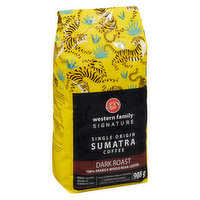 Western Family - Signature Single Origin Sumatra Whole Bean Coffee - Dark Roast