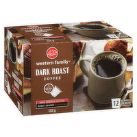 Western Family - Dark Roast Coffee, 12 Each