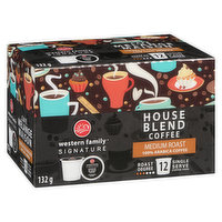 Western Family - Signature House Blend Coffee K-Cups, Medium Roast, 12 Each