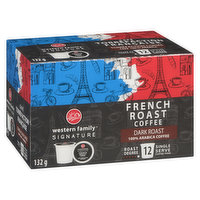 Western Family - Signature French Roast Coffee K-Cups, 12 Each