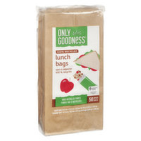 Only goodness - Lunch Bags, Paper 50 bags, 50 Each