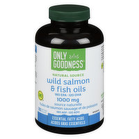 Only Goodness - Wild Salmon & Fish Oils Softgels - 1000mg, 180 Each