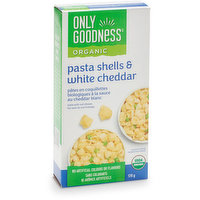 Only Goodness - Organic Pasta Shells & White Cheddar, 170 Gram