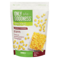 Only Goodness - Organic Whole Kernel Corn, 500 Gram