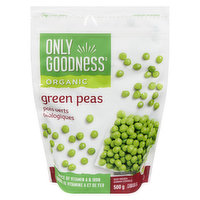 Only goodness - Organic Green Peas, 500 Gram