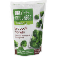 Only goodness - Organic Broccoli Florets, 500 Gram