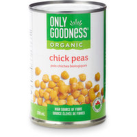 ONLY GOODNESS - Organic Chick Peas, 398 Millilitre