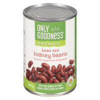 Only Goodness - Organic Dark Red Kidney Beans, 398 Millilitre