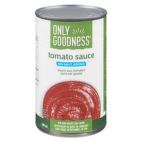 Only Goodness - Tomato Sauce, No Salt Added