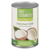 Only goodness - Organic Coconut Milk, 400 Millilitre