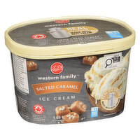 Western Family - Classic Salted Caramel Ice Cream, 1.65 Litre