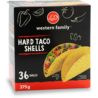 Western Family - Hard Taco Shells, 375 Gram