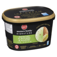 Western Family - Signature Pistachio Ice Cream, 1.65 Litre