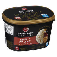 western Family - Signature Maple Walnut Ice Cream, 1.65 Litre