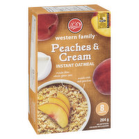 western Family - Instant Oatmeal Peaches & Cream