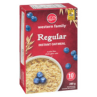 Western Family - Instant Oatmeal Regular