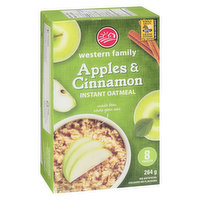 western Family - Instant Oatmeal Apples & Cinnamon