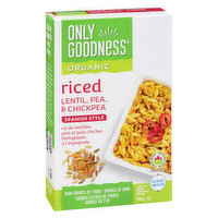 Only goodness - Organic Riced Lentil, Pea & Chickpea - Spanish Style, 198 Gram