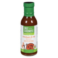 Only Goodness - Organic BBQ Sauce, Chicken & Rib, 350 Millilitre