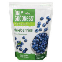 Only Goodness - Blueberries Organic, 1.5 Kilogram