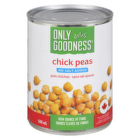 Only goodness - Chick Peas, No Salt Added, 540 Millilitre