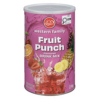 western Family - Drink Mix - Fruit Punch, 2 Kilogram