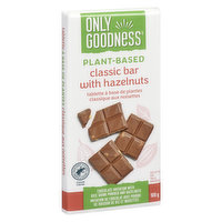 ONLY GOODNESS - Plant Based Classic Hazelnut Bar, 100 Gram