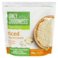 Only goodness - Organic Riced Cauliflower, 340 Gram