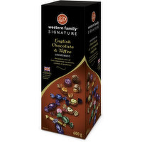 Western Family - Signature English Chocolate & Toffee Assortment, 600 Gram