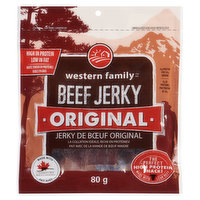 Western Family - Original Beef Jerky, 80 Gram