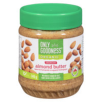 Only Goodness - Organic Crunchy Almond Butter, 340 Gram