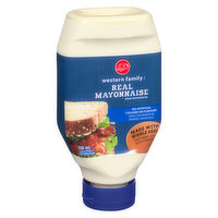 Western Family - Real Mayonnaise, Squeezable, 750 Millilitre