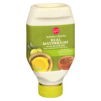 Western Family - Real Mayonnaise with Olive Oil, Squeezable, 750 Millilitre