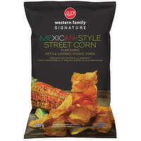 Western Family - Mexican Style Street Corn Potato Chips, 200 Gram