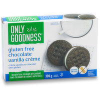 ONLY GOODNESS - OG Choc Vanilla Creme Cookies GF, 300 Gram