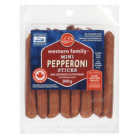 western Family - Mini Pepperoni Sticks, 300 Gram