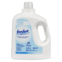 FreshEx - Liquid Detergent Free & Clear, 2.72 Litre