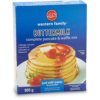 Western Family - Pancake & Waffle Mix, Buttermilk Complete, 905 Gram