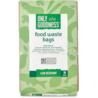 Only Goodness - OG 100% Compostable Food Waste Bags, 10 Each