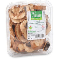 Only goodness - Organic Crimini Sliced Mushrooms, 227 Gram