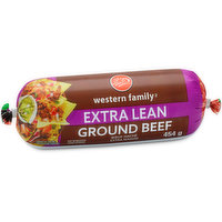 Western Family - Extra Lean Ground Beef, 454 Gram