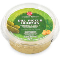 Western Family - Dill Pickle Hummus, 227 Gram