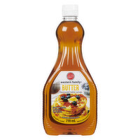 Western Family - Butter Flavoured Pancake Syrup, 710 Millilitre